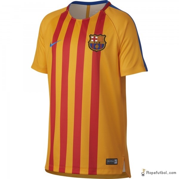 Camiseta Entrenamiento Barcelona 2017/18 Amarillo